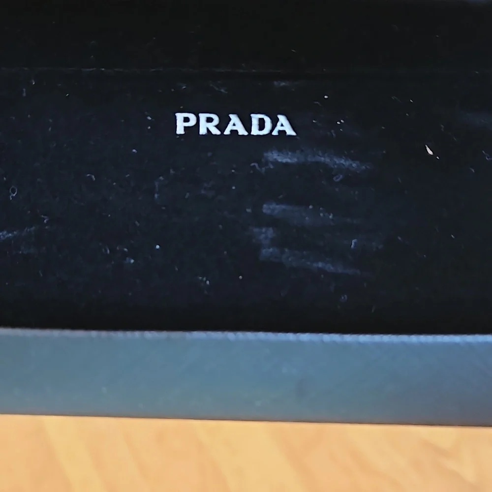 Prada black textured